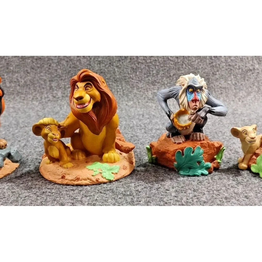 4 Lion King Disney Store Lil Classics PVC Figures Simba Nala Scar Rafikki